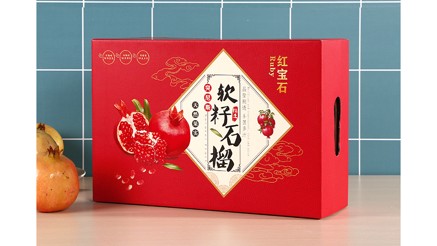 软籽石榴【水果彩箱】-定制-厂家-规格-图片